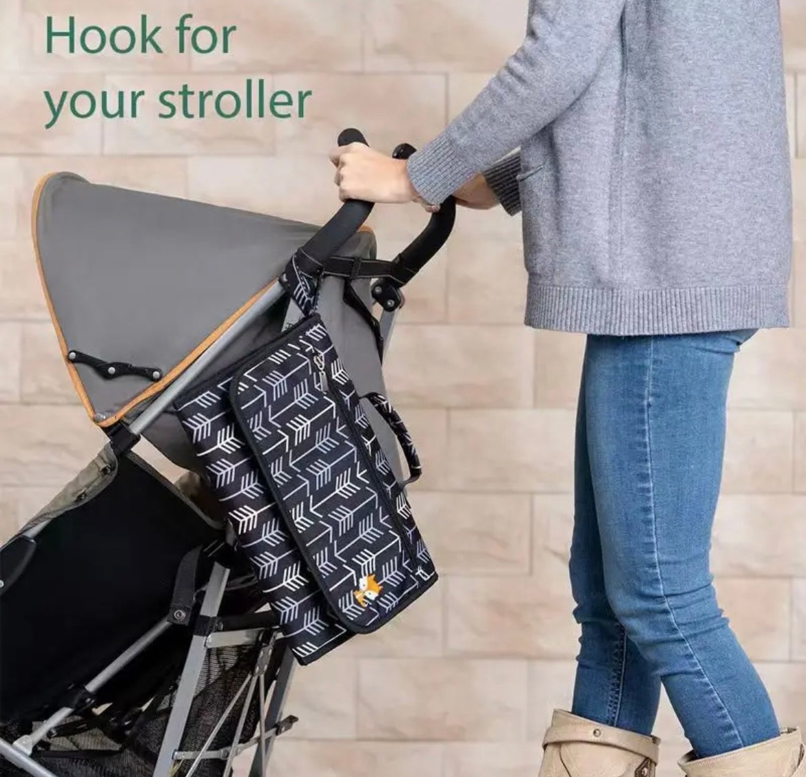 Portable diaper bag