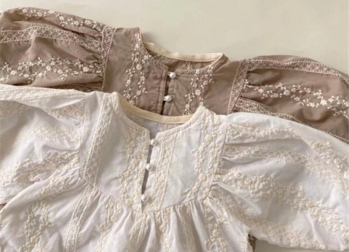 Embroidered Romper
