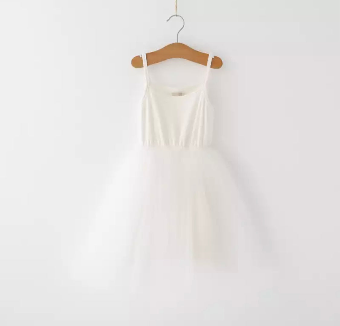 Tulle-skirt Dress