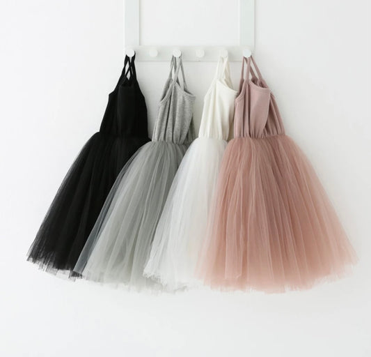 Tulle-skirt Dress